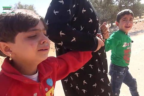 Lake said the school compound was repeatedly attacked (Image: AFP)