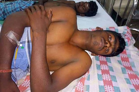 Fishermen with bullet injuries were admitted to Jipmer in Puducherry