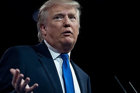 US president Donald Trump