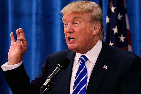 US President Donald Trump