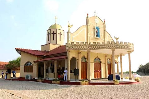 St. Antony?s church was inaugurated by Sri Lankan Commander of Navy Ravindra Wijegunarathne