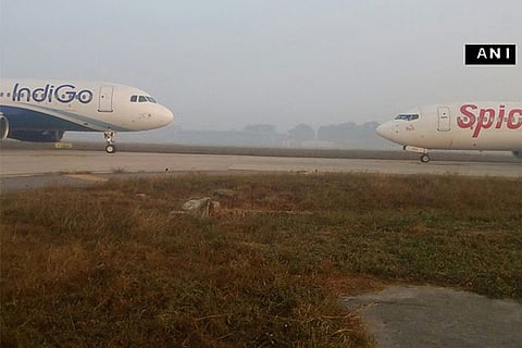 The matter has been reported to the aviation regulator DGCA (Image: ANI, Twitter)