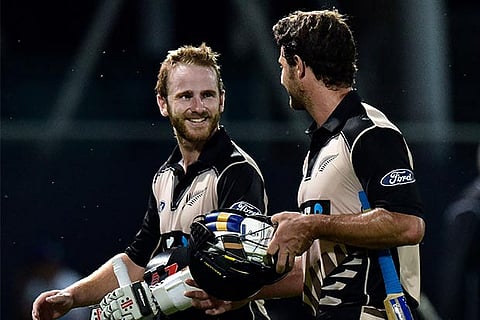 Kane Williamson (left)