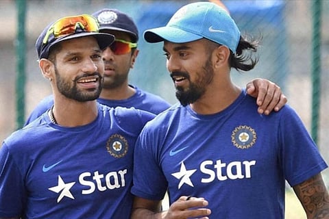 Shikar Dhawan and K L Rahul