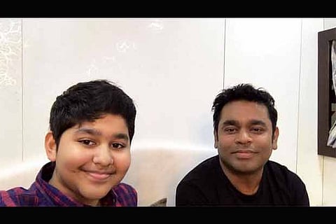 AR Rahman and his son Ameen