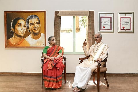 Shanta (73) and VP Dhananjayan (77) are renowned Bharatanatyam dancers (Photo: Vinodh Velayudhan)