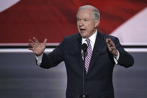 US President-elect Donald Trump's pick for attorney general, Jeff Sessions