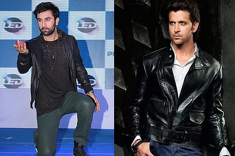 (L) Ranbir Kapoor and (R) Hrithik Roshan