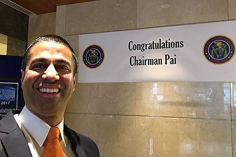 Ajit Vardaraj Pai (Image: Twitter, @AjitPaiFCC)