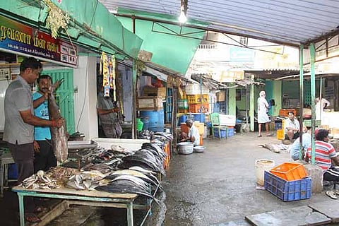 A deserted VOC Fish Market in Salem
