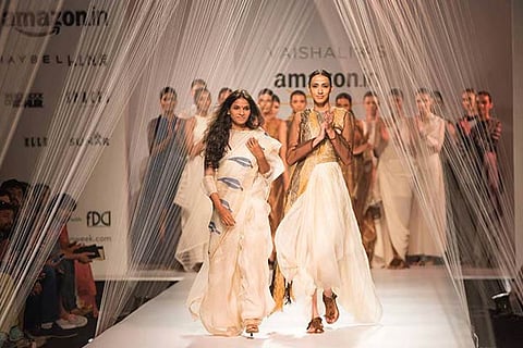Designer Vaishali Shadangule at Amazon Fashion Week