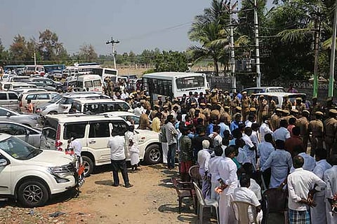 Golden Bay resort became a hive of activity after the judgement (Photo: Justin George)