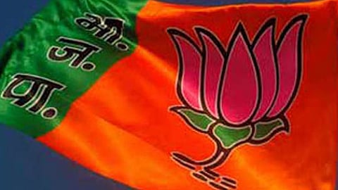 Bharatiya Janata Party party flag (BJP)