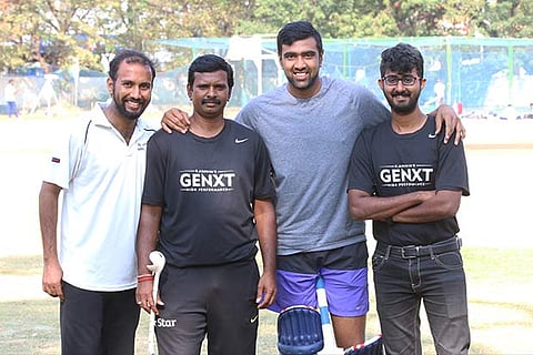 The brains at Gen-Next. (From left) Santhosh, Srinivasan, Ashwin and Sudarshan (Photos: Manivasagan)