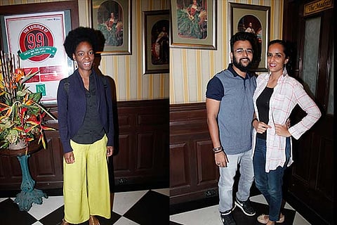 Mary (L); Joshua and Alisha