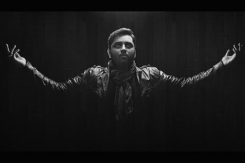 Mentalist Akshay Laxman in a still from one of his performances