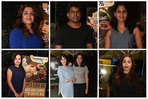 (Clockwise) Sapna; Yuvan Shankar Raja; Sujata; Reshma; Anuradha and Astha; Suma Jayaraj