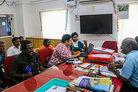 Members of differently abled associations meet RO Praveen P Nair
