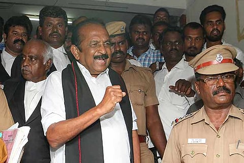 Vaiko being taken into custody
