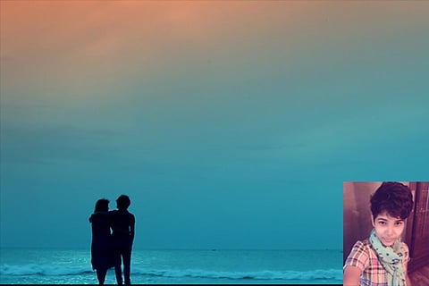 Malini Jeevarathnam (Left) along with a screen-grab of her documentary