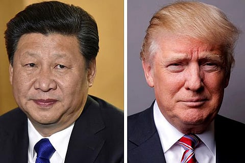 Xi Jinping and Donald Trump