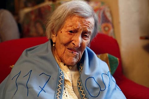 Emma Morano, thought to be the world's oldest person and the last to be born in the 1800s