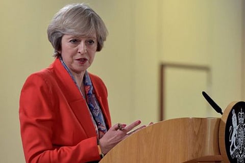 British Prime Minister Theresa May