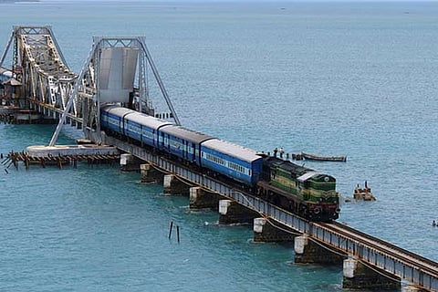 File photo of Pamban Bridge