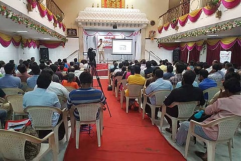 Participants listen eagerly to a session on RTI