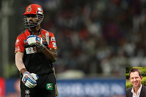 KL Rahul and (inset) Ricky Ponting