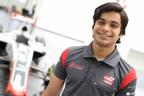 Arjun Maini(Twitter via Haas F1)