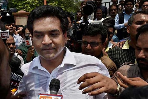 Sacked Delhi minister Kapil Mishra