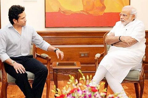 Tendulkar meets PM Modi, briefs him about 'Sachin: A Billion Dreams'