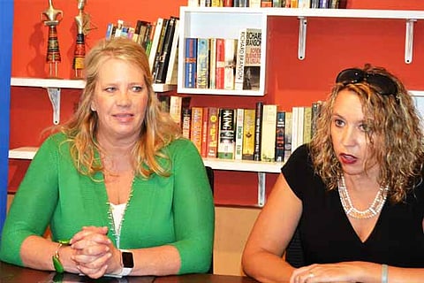 Helene M Keeley( Left) and Senator Deb Peters(Right)