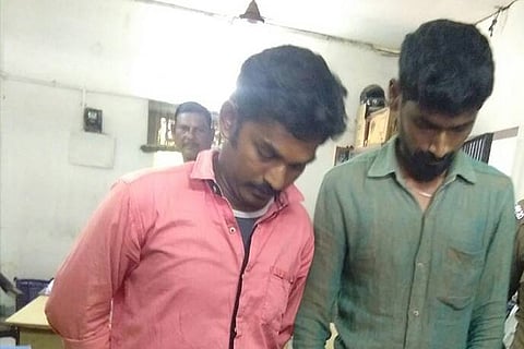 The accused who were nabbed with demonetised currency