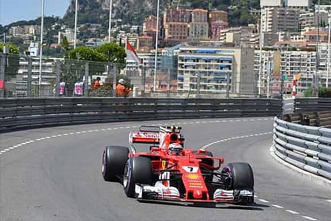 Raikkonen takes Monaco pole; Hamilton to start 13th