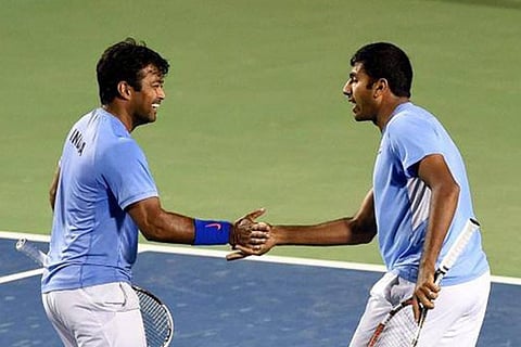 File photo of Rohan Bopanna and Leander Paes