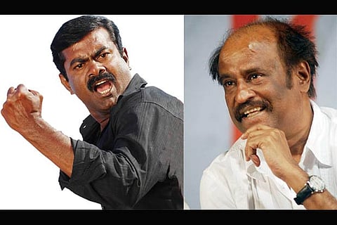 Seeman and Rajinikanth