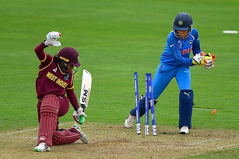 Sushma Verma whips the bails off as West Indies Chedean Nation finds herself short of crease