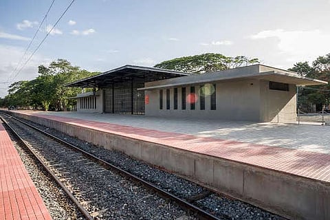 View of the Periyanaickenpalayam Railway Station in Coimbatore