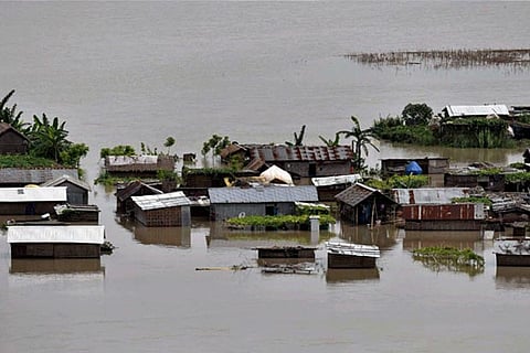 File photo of the Assam floods