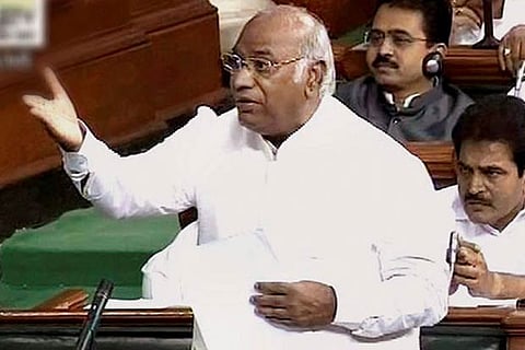 Congress leader Mallikarjun Kharge