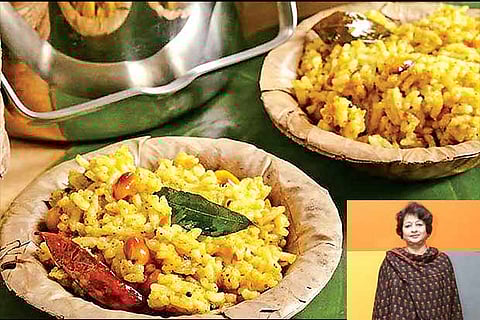 Puliyodharai (Inset: Chef Ramaa Shanker)