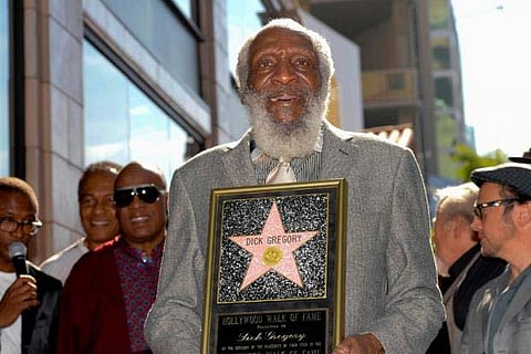Comedian Dick Gregory.
