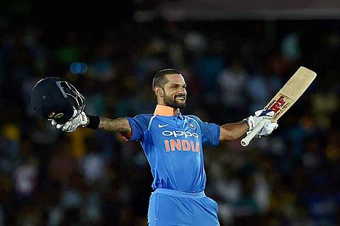Shikhar Dhawan won the Man of the Match for his knock of 132* off 90 balls