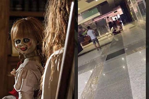 A screengrab from the video