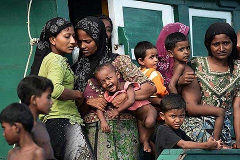 Rohingya Muslims.
