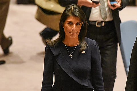 US Ambassador to the UN Nikki Haley