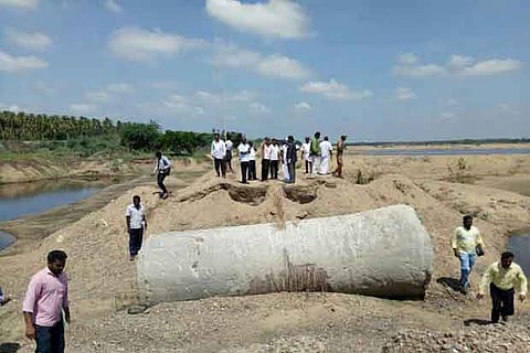 The special committee assessing some of the quarries spots in the Cauvery bed on Wednesday