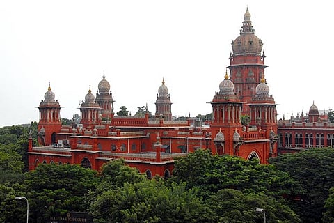 A file photo of the Madras High Court